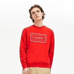 Lacoste Men's Red Sweatshirt
